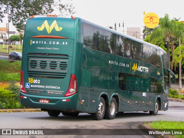 Viação Motta 18002 na cidade de Americana, São Paulo, Brasil, por Wellington Lima. Número da foto: #12438660.