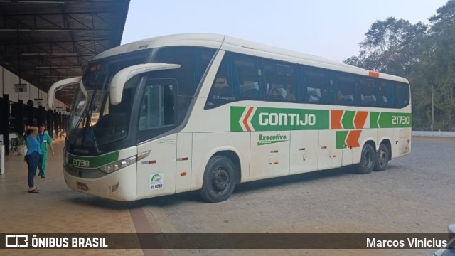 Empresa Gontijo de Transportes 21730 na cidade de Manhuaçu, Minas Gerais, Brasil, por Marcos Vinicius . Número da foto: #12436896.