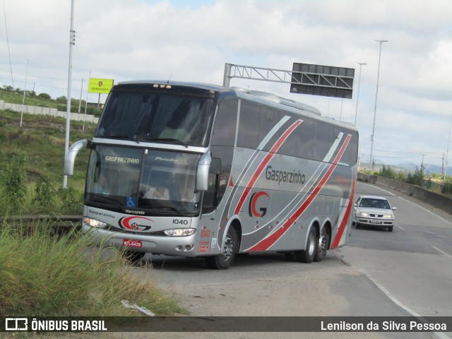 Gasparzinho Turismo 1040 na cidade de Caruaru, Pernambuco, Brasil, por Lenilson da Silva Pessoa. Número da foto: #12438983.