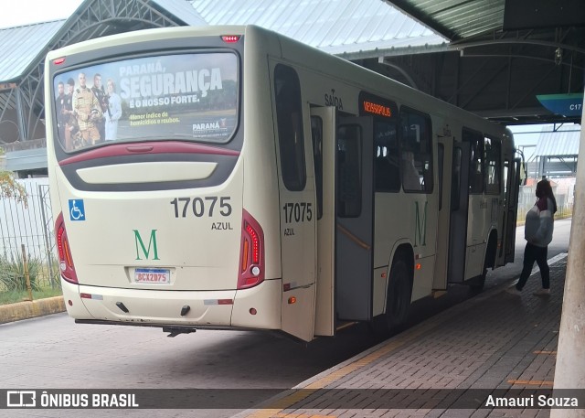 Expresso Azul 17075 na cidade de Pinhais, Paraná, Brasil, por Amauri Souza. Número da foto: #12438045.