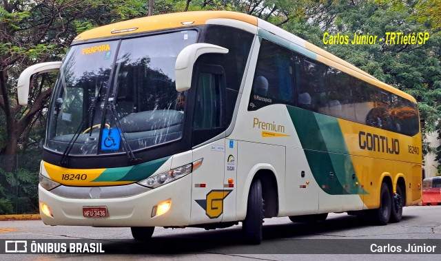 Empresa Gontijo de Transportes 18240 na cidade de São Paulo, São Paulo, Brasil, por Carlos Júnior. Número da foto: #12436675.