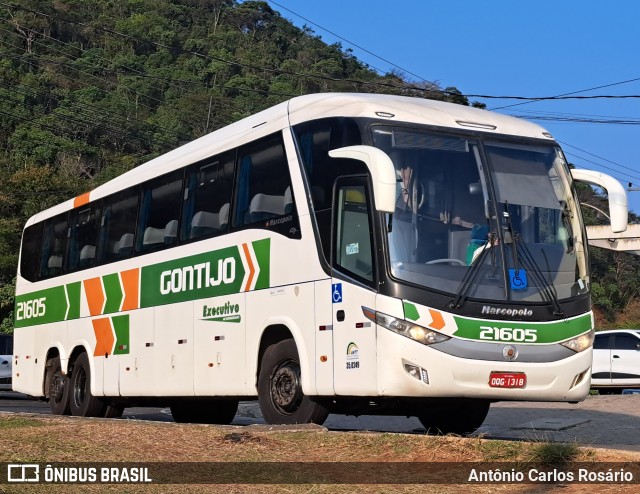 Empresa Gontijo de Transportes 21605 na cidade de Juiz de Fora, Minas Gerais, Brasil, por Antônio Carlos Rosário. Número da foto: #12437649.