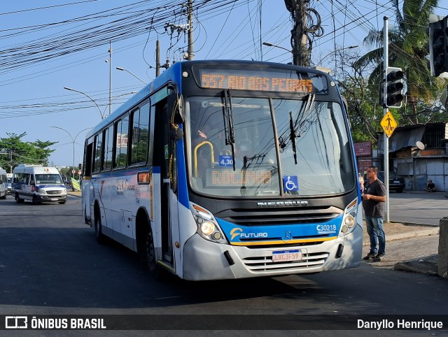 Transportes Futuro C30218 na cidade de Rio de Janeiro, Rio de Janeiro, Brasil, por Danyllo Henrique. Número da foto: #12438568.