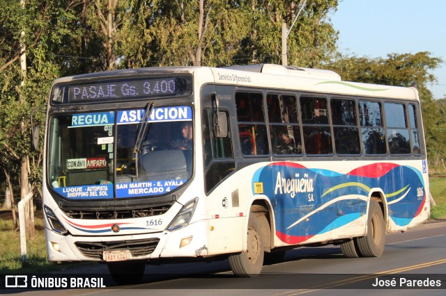 Aregueña S.A. - Línea 111 1616 na cidade de Luque, Central, Paraguai, por José Paredes. Número da foto: #12436164.