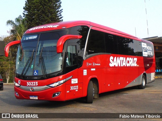 Viação Santa Cruz 30223 na cidade de Três Corações, Minas Gerais, Brasil, por Fábio Mateus Tibúrcio. Número da foto: #12436826.