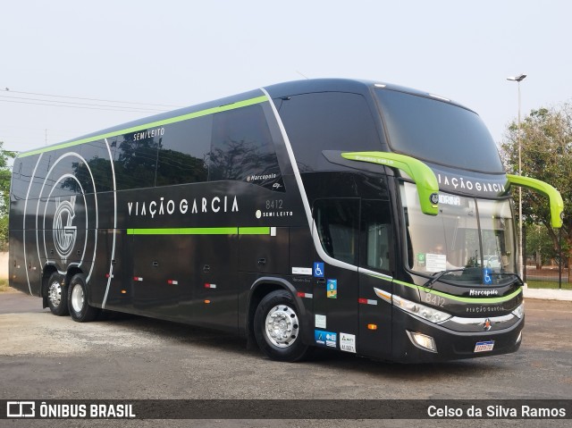 Viação Garcia 8412 na cidade de Paranavaí, Paraná, Brasil, por Celso da Silva Ramos. Número da foto: #12437082.