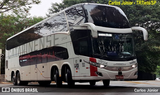 Auto Viação Catarinense 319314 na cidade de São Paulo, São Paulo, Brasil, por Carlos Júnior. Número da foto: #12439041.