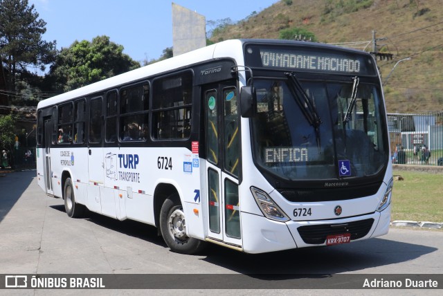 Turb Petrópolis > Turp -Transporte Urbano de Petrópolis 6724 na cidade de Petrópolis, Rio de Janeiro, Brasil, por Adriano Duarte. Número da foto: #12437288.
