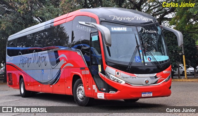 Empresa de Ônibus Pássaro Marron 5528 na cidade de São Paulo, São Paulo, Brasil, por Carlos Júnior. Número da foto: #12436690.