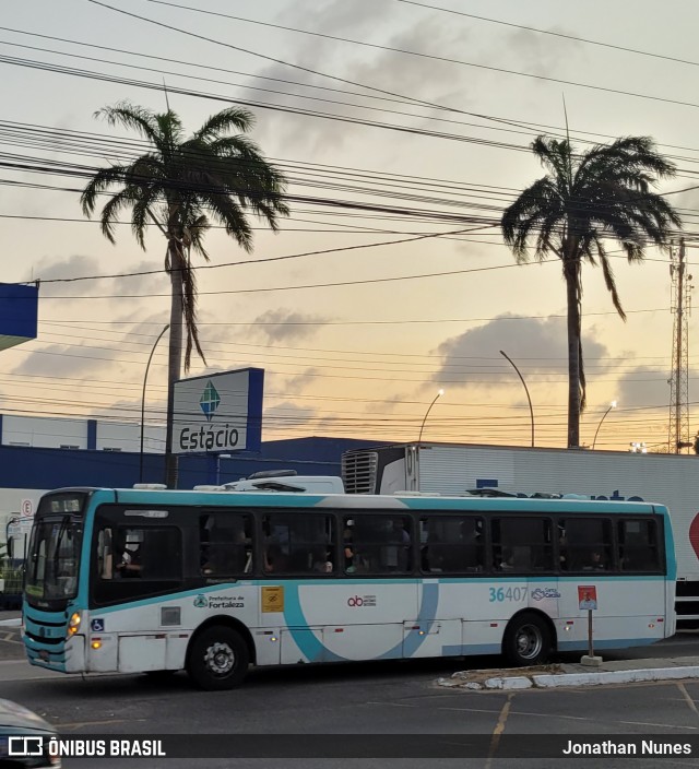 Viação Santa Cecília 36407 na cidade de Fortaleza, Ceará, Brasil, por Jonathan Nunes. Número da foto: #12437108.