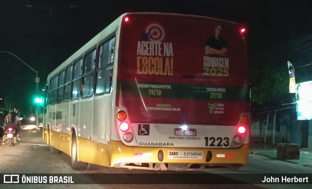 Transportes Guanabara 1223 na cidade de Natal, Rio Grande do Norte, Brasil, por John Herbert. Número da foto: #12437879.