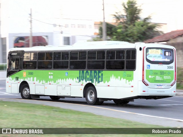 JTU - Jacareí Transporte Urbano 3080 na cidade de Jacareí, São Paulo, Brasil, por Robson Prado. Número da foto: #12436930.