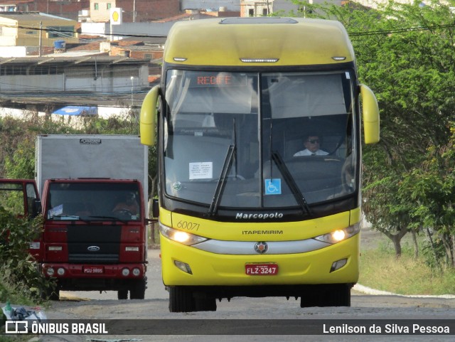Viação Itapemirim 60071 na cidade de Caruaru, Pernambuco, Brasil, por Lenilson da Silva Pessoa. Número da foto: #12438951.