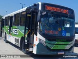 Transportes Flores RJ 128.119 na cidade de Duque de Caxias, Rio de Janeiro, Brasil, por Miguel Henrique. Número da foto: #:id.
