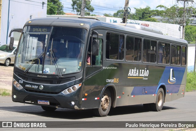 Arêa Leão Turismo 118 na cidade de Teresina, Piauí, Brasil, por Paulo Henrique Pereira Borges. Número da foto: #12440003.