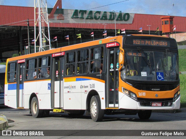 Itamaracá Transportes 1.618 na cidade de Paulista, Pernambuco, Brasil, por Gustavo Felipe Melo. Número da foto: #12439817.