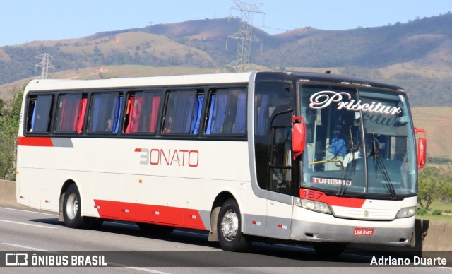 Bonato Transportes 167 na cidade de Roseira, São Paulo, Brasil, por Adriano Duarte. Número da foto: #12439111.