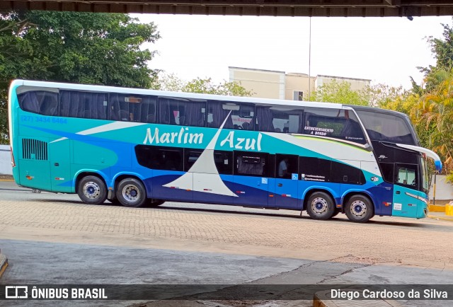 Marlim Azul Turismo 1717 na cidade de Resende, Rio de Janeiro, Brasil, por Diego Cardoso da Silva. Número da foto: #12439336.