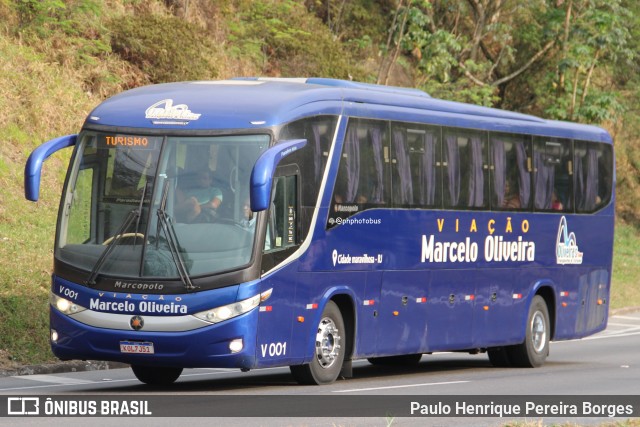 Viação Marcelo Oliveira V001 na cidade de Piraí, Rio de Janeiro, Brasil, por Paulo Henrique Pereira Borges. Número da foto: #12439980.
