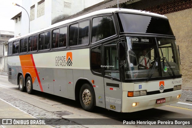 Viação Cidade do Aço RJ 174.057 na cidade de Rio de Janeiro, Rio de Janeiro, Brasil, por Paulo Henrique Pereira Borges. Número da foto: #12440022.