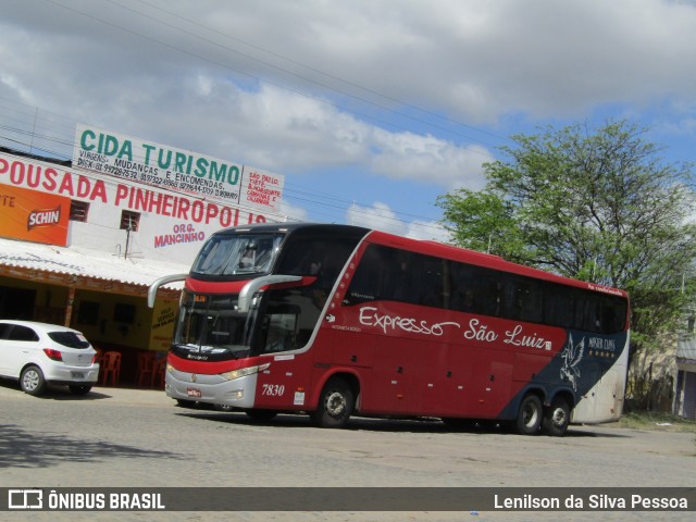 Expresso São Luiz 7830 na cidade de Caruaru, Pernambuco, Brasil, por Lenilson da Silva Pessoa. Número da foto: #12440767.