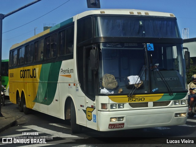 Empresa Gontijo de Transportes 15290 na cidade de Belo Horizonte, Minas Gerais, Brasil, por Lucas Vieira. Número da foto: #12439935.