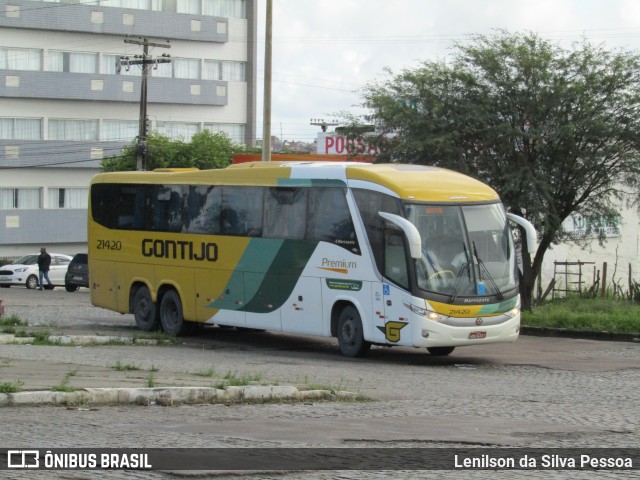 Empresa Gontijo de Transportes 21420 na cidade de Caruaru, Pernambuco, Brasil, por Lenilson da Silva Pessoa. Número da foto: #12440467.