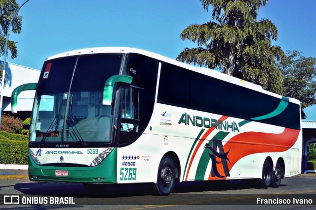 Empresa de Transportes Andorinha 5269 na cidade de Assis, São Paulo, Brasil, por Francisco Ivano. Número da foto: #12440165.