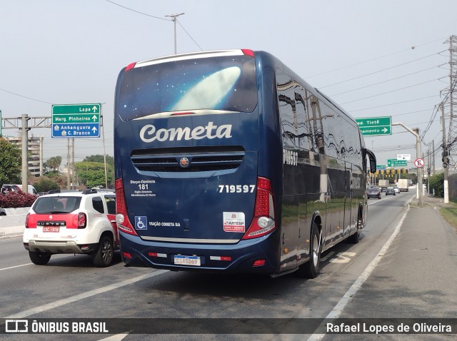 Viação Cometa 719597 na cidade de São Paulo, São Paulo, Brasil, por Rafael Lopes de Oliveira. Número da foto: #12439318.