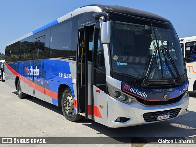 Transportes Machado RJ 162.086 na cidade de Duque de Caxias, Rio de Janeiro, Brasil, por Cleiton Linhares. Número da foto: #12440533.