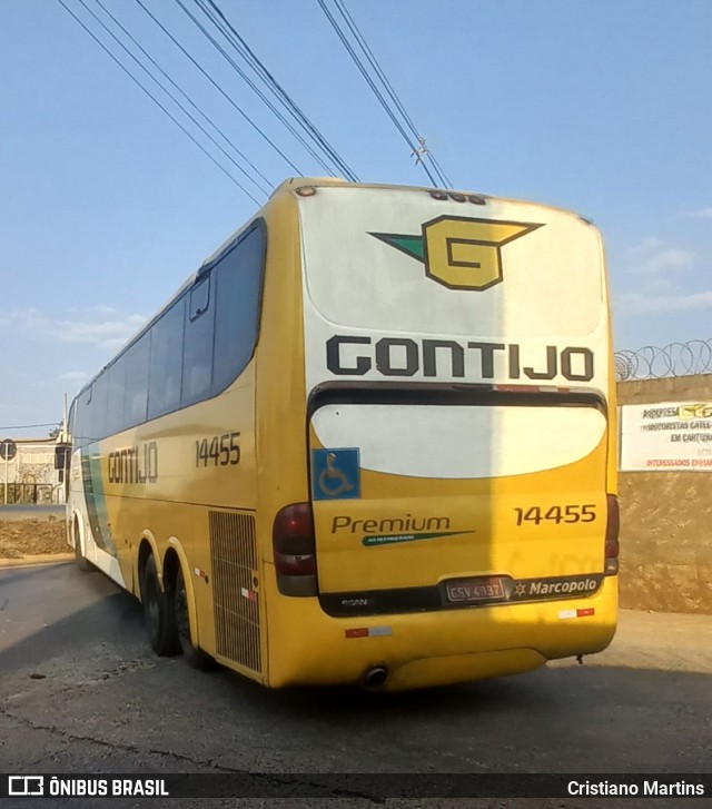 Empresa Gontijo de Transportes 14455 na cidade de Montes Claros, Minas Gerais, Brasil, por Cristiano Martins. Número da foto: #12439194.
