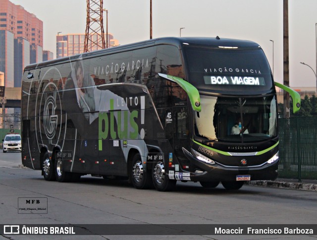 Viação Garcia 88028 na cidade de São Paulo, São Paulo, Brasil, por Moaccir  Francisco Barboza. Número da foto: #12440164.