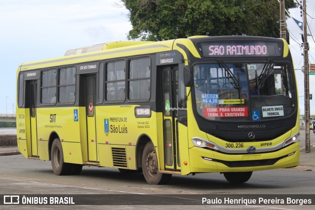 Víper Transportes 300.236 na cidade de São Luís, Maranhão, Brasil, por Paulo Henrique Pereira Borges. Número da foto: #12439999.