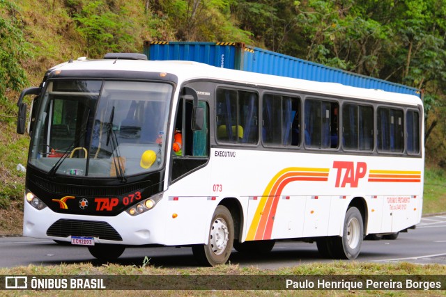 TAP Turismo e Fretamento 073 na cidade de Piraí, Rio de Janeiro, Brasil, por Paulo Henrique Pereira Borges. Número da foto: #12439974.