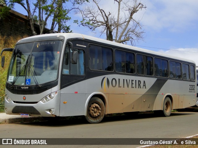 Oliveira Transportes 2202 na cidade de Santa Bárbara, Minas Gerais, Brasil, por Gustavo César A.  e Silva. Número da foto: #12439628.