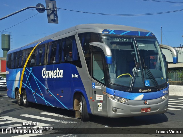 Viação Cometa 11104 na cidade de Belo Horizonte, Minas Gerais, Brasil, por Lucas Vieira. Número da foto: #12439938.