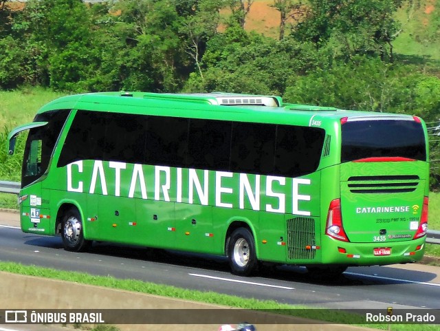 Auto Viação Catarinense 3435 na cidade de São José dos Campos, São Paulo, Brasil, por Robson Prado. Número da foto: #12439668.