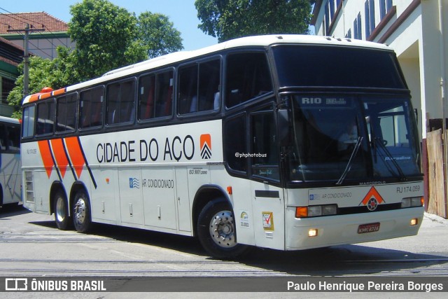 Viação Cidade do Aço RJ 174.059 na cidade de Rio de Janeiro, Rio de Janeiro, Brasil, por Paulo Henrique Pereira Borges. Número da foto: #12440034.
