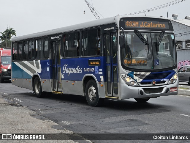 Auto Ônibus Fagundes RJ 101.025 na cidade de Niterói, Rio de Janeiro, Brasil, por Cleiton Linhares. Número da foto: #12441168.