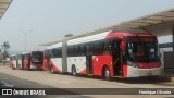 Itajaí Transportes Coletivos 2086 na cidade de Campinas, São Paulo, Brasil, por Henrique Oliveira. Número da foto: #:id.