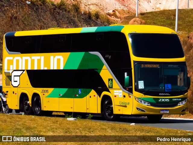 Empresa Gontijo de Transportes 23015 na cidade de Nova Serrana, Minas Gerais, Brasil, por Pedro Henrique. Número da foto: #12442503.