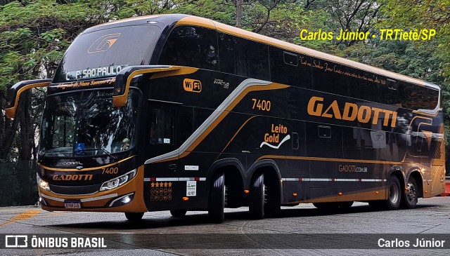 Auto Viação Gadotti 7400 na cidade de São Paulo, São Paulo, Brasil, por Carlos Júnior. Número da foto: #12441592.