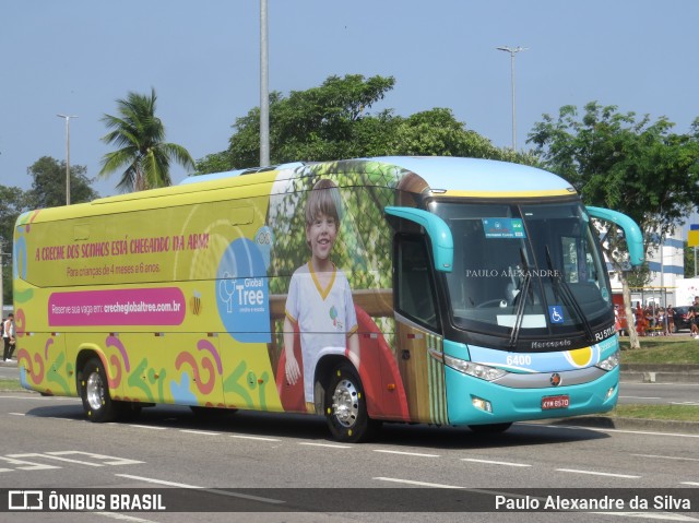 Doce Rio Fretamento e Turismo 6400 na cidade de Rio de Janeiro, Rio de Janeiro, Brasil, por Paulo Alexandre da Silva. Número da foto: #12442024.