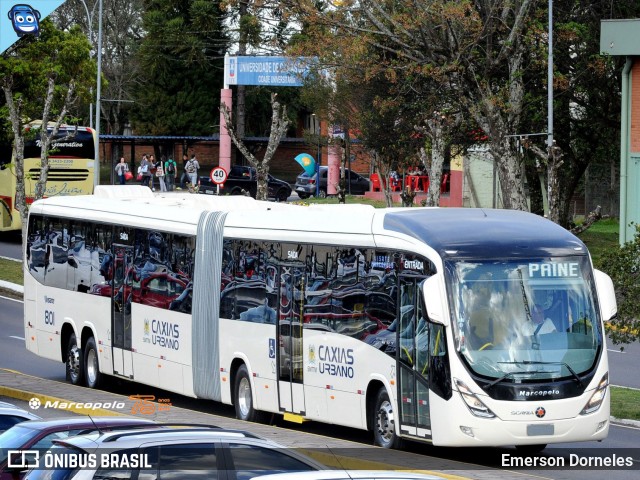 Visate - Viação Santa Tereza 801 na cidade de Caxias do Sul, Rio Grande do Sul, Brasil, por Emerson Dorneles. Número da foto: #12442061.
