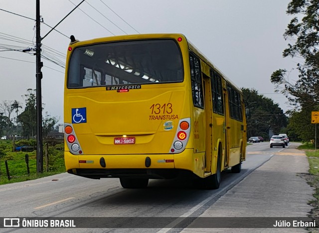 Transtusa - Transporte e Turismo Santo Antônio 1313 na cidade de Joinville, Santa Catarina, Brasil, por Júlio Erbani. Número da foto: #12441424.