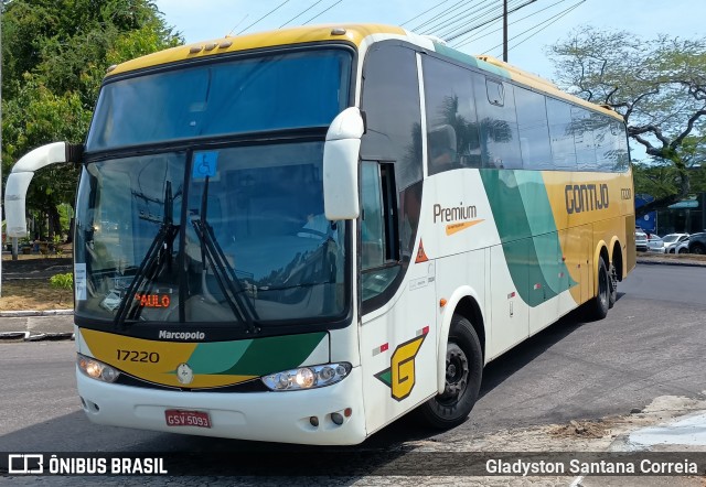 Empresa Gontijo de Transportes 17220 na cidade de Aracaju, Sergipe, Brasil, por Gladyston Santana Correia. Número da foto: #12441452.
