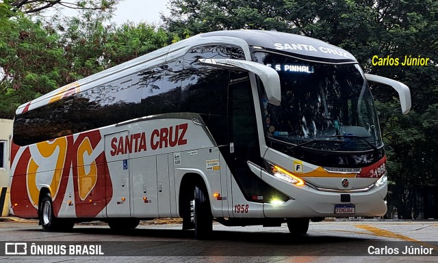 Viação Santa Cruz 1958 na cidade de São Paulo, São Paulo, Brasil, por Carlos Júnior. Número da foto: #12442562.