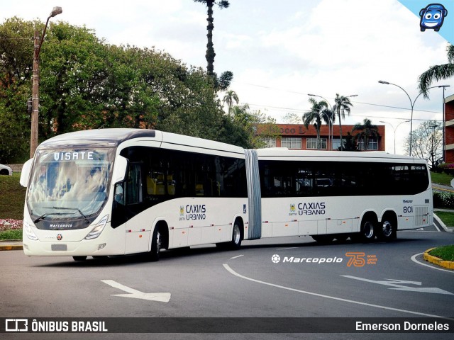Visate - Viação Santa Tereza 801 na cidade de Caxias do Sul, Rio Grande do Sul, Brasil, por Emerson Dorneles. Número da foto: #12442068.