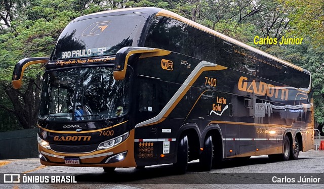 Auto Viação Gadotti 7400 na cidade de São Paulo, São Paulo, Brasil, por Carlos Júnior. Número da foto: #12442572.