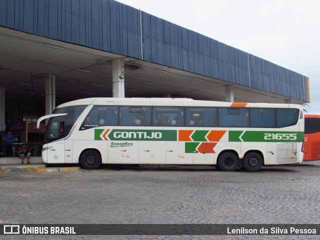 Empresa Gontijo de Transportes 21655 na cidade de Caruaru, Pernambuco, Brasil, por Lenilson da Silva Pessoa. Número da foto: #12442454.